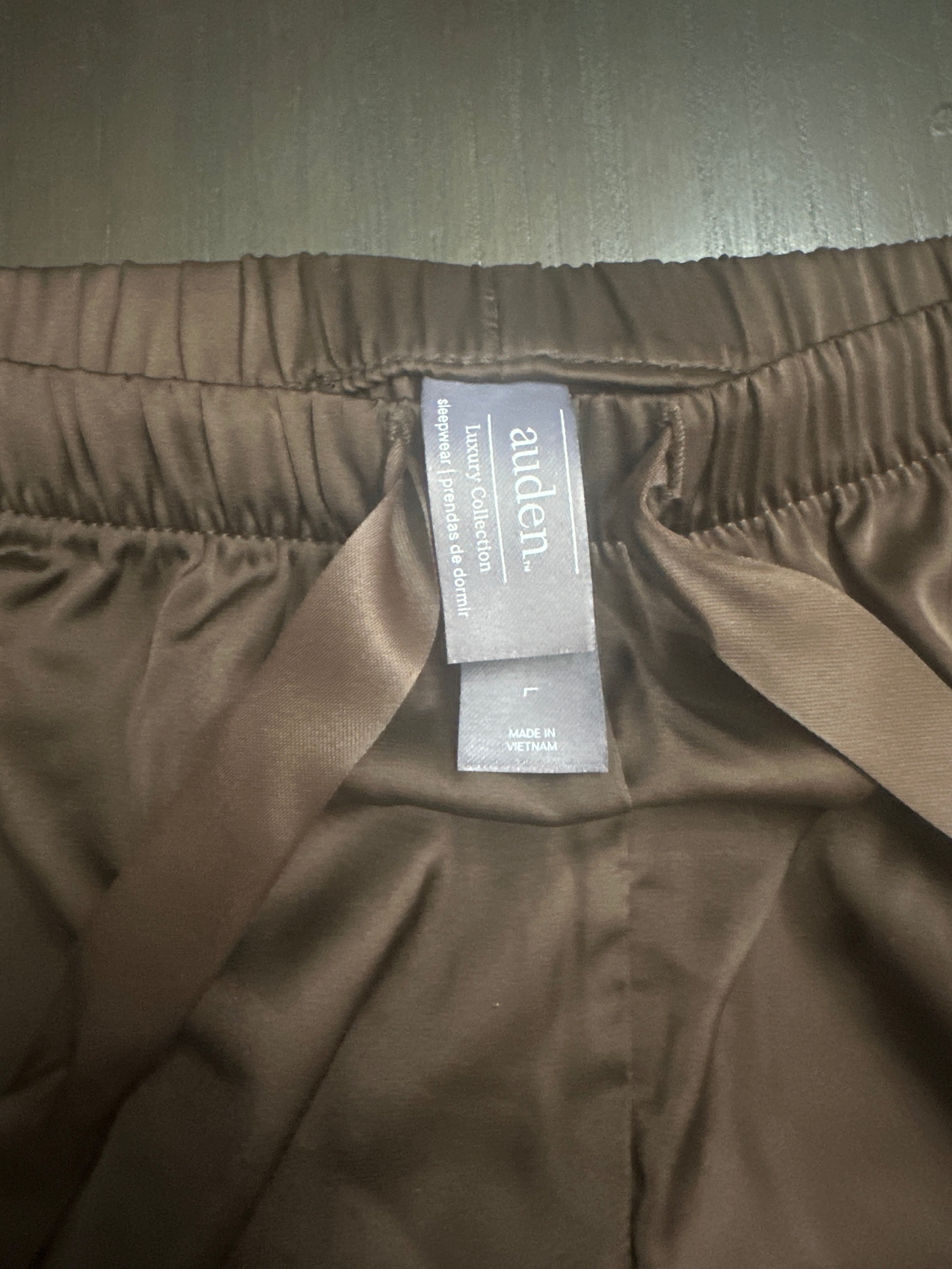 Auden Women’s Satin Pajama Shorts Sleepwear Lounge