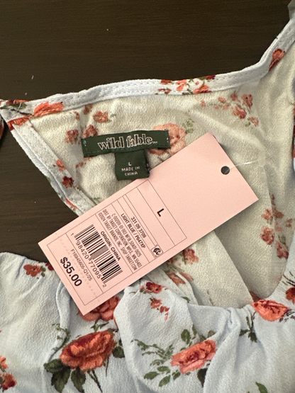 Women’s Flutter Cap Sleeve Maxi A-Line Dress