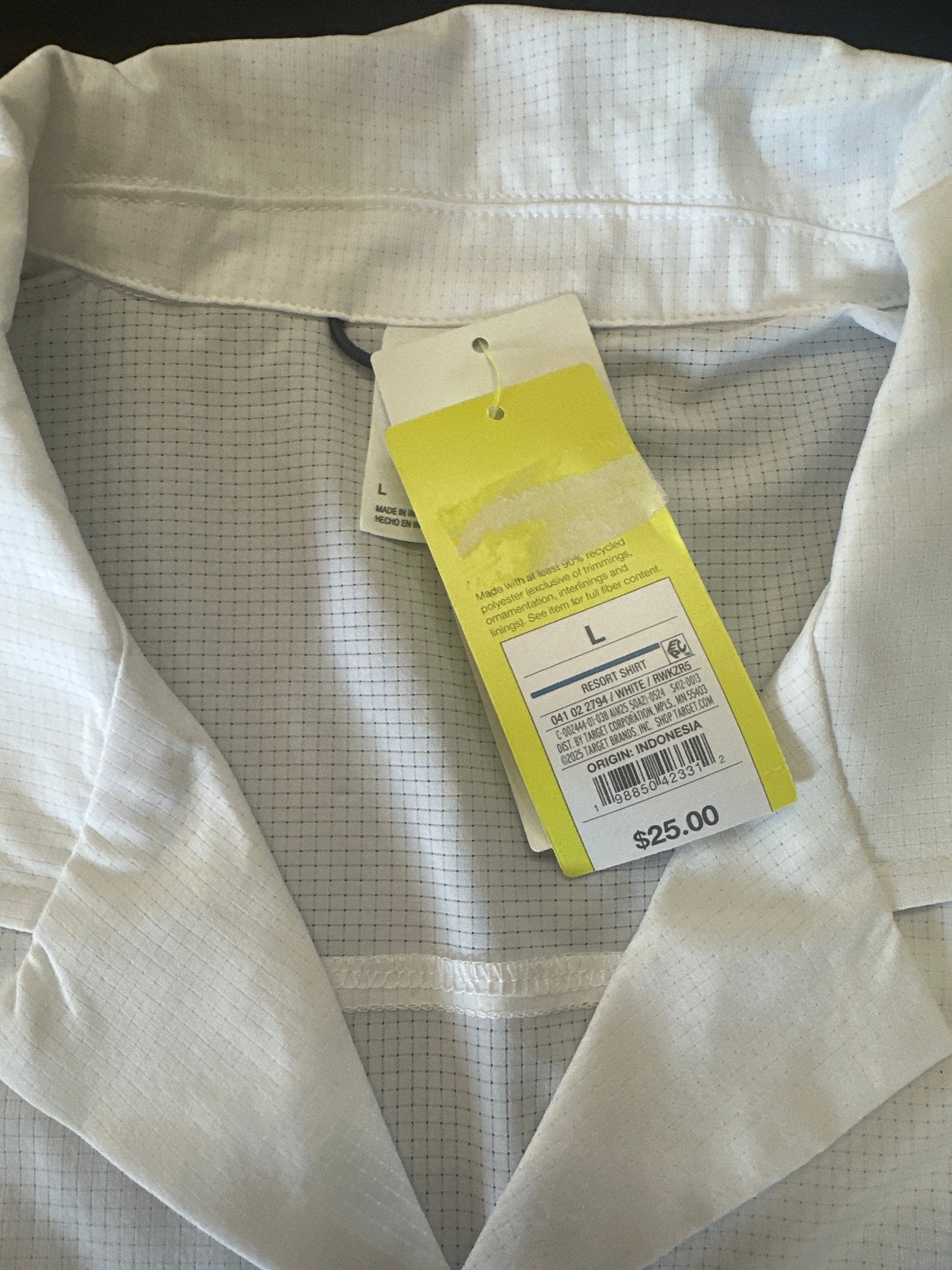 All in Motion Men’s Resort Shirt – Button-Up Short Sleeve