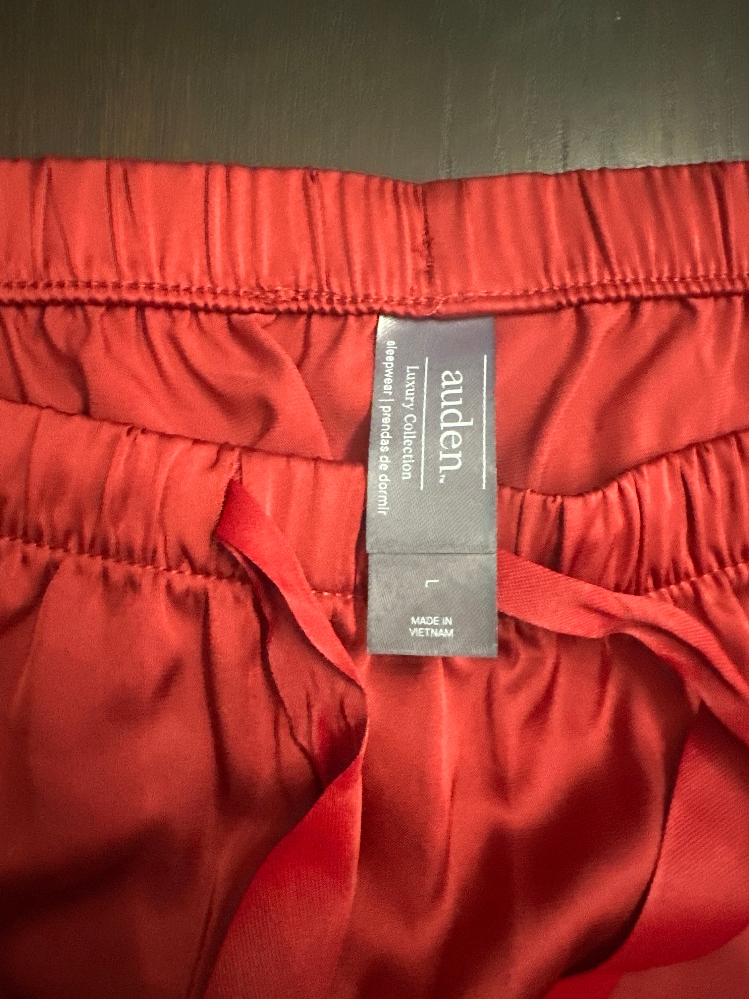 Auden Women’s Satin Pajama Shorts Sleepwear Lounge