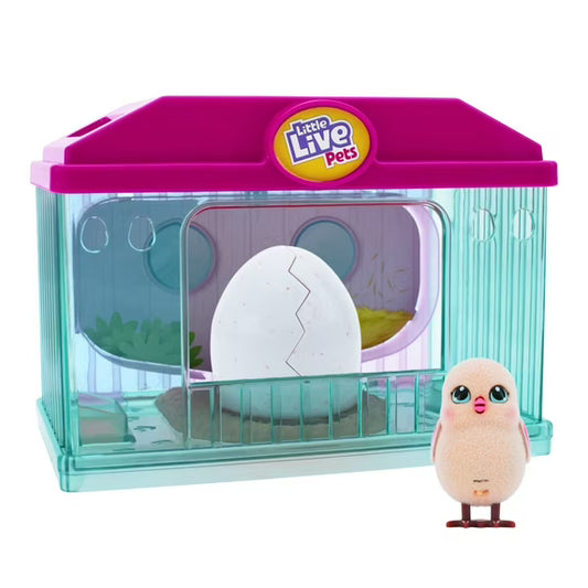 Little Live Pets, Surprise Chick Blue Hatching House with Chick, Styles and Colors May Vary, Ages 5+