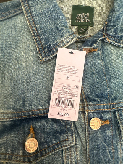 Wild Fable Sleeveless Denim Vest – Classic Button Front Jean Vest
