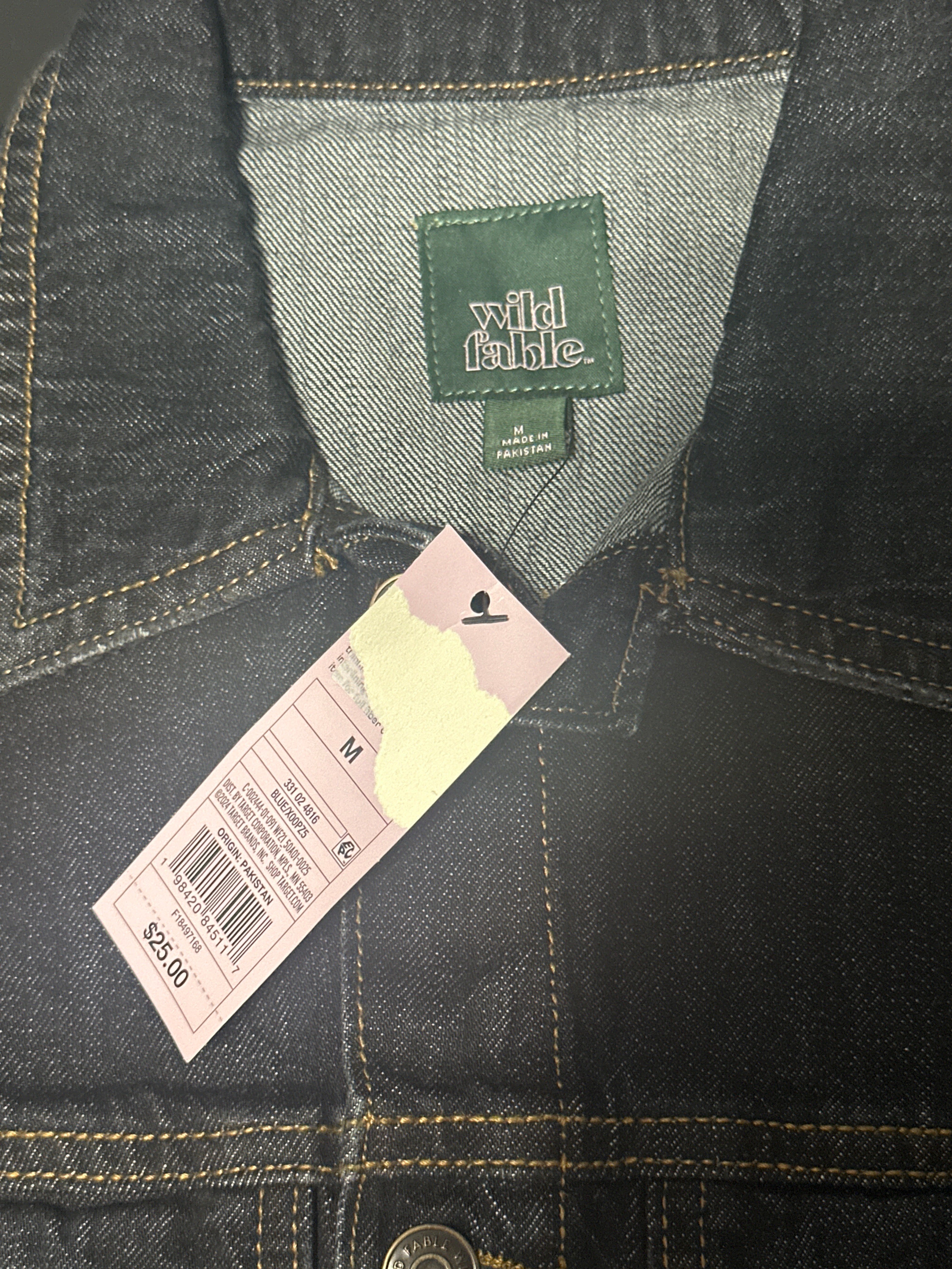 Women's Sleeveless Dark Wash Denim Vest