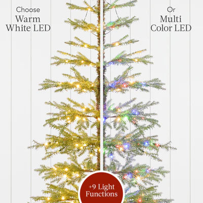 Pre-Lit Sparse Christmas Tree w/ 2-in-1 LED Lights, Cordless Connection-6ft