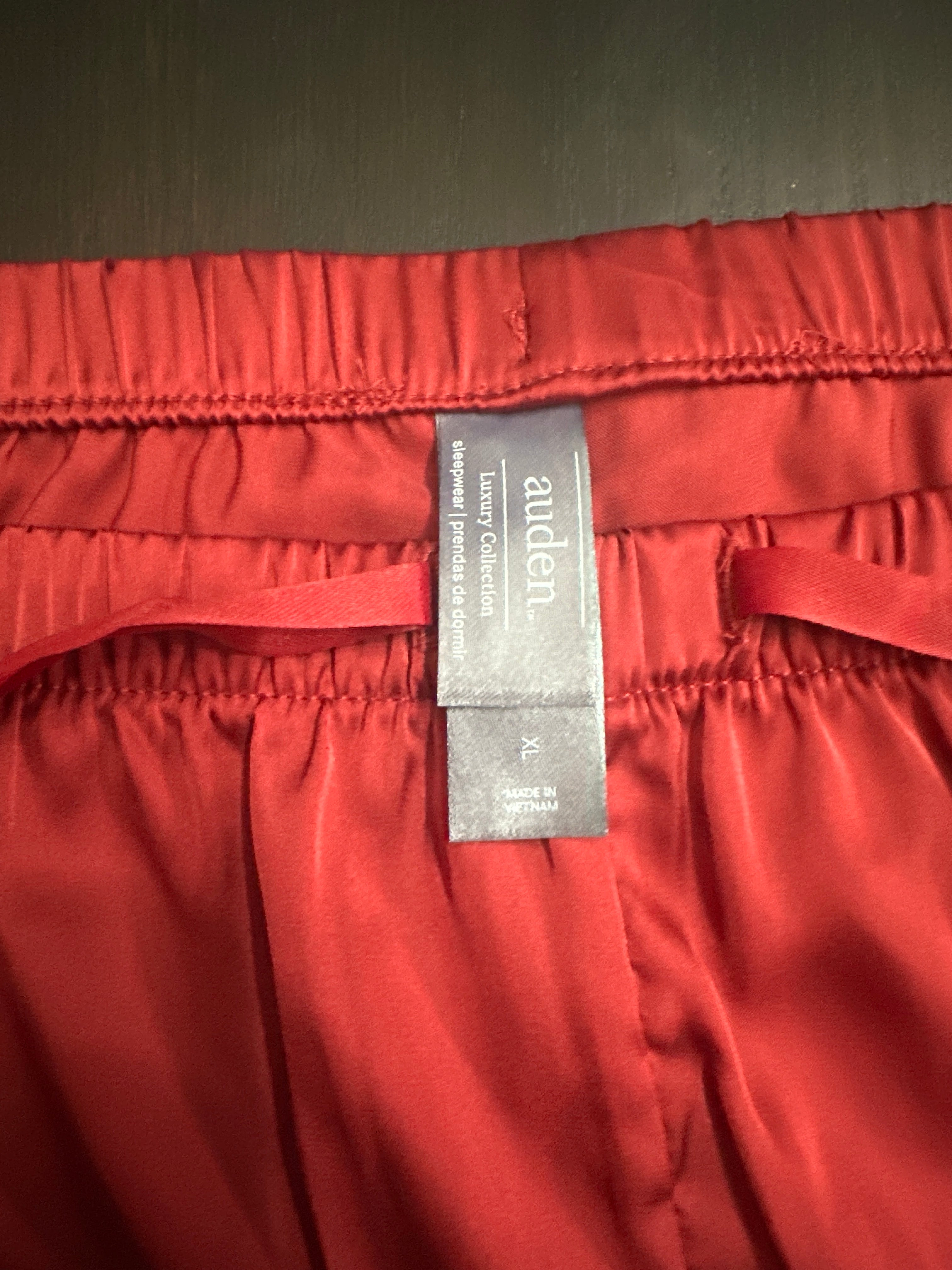 Auden Women’s Satin Pajama Shorts Sleepwear Lounge