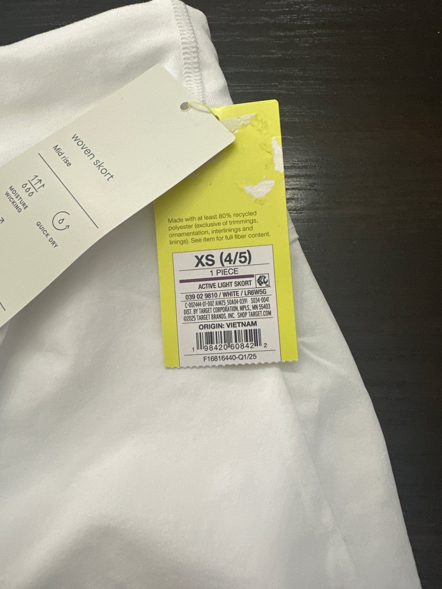 All in Motion™ Girls Woven Skort Mid Rise Regular Fit