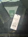 Women's Sleeveless Dark Wash Denim Vest