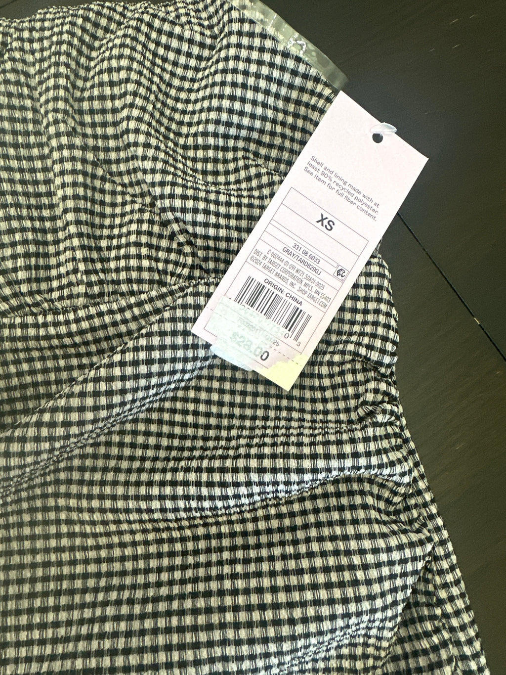 Women's Wild Fable Smocked Gingham Maxi Dress