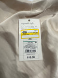 A New Day Satin Mini Skirt Cream Womens Flowy