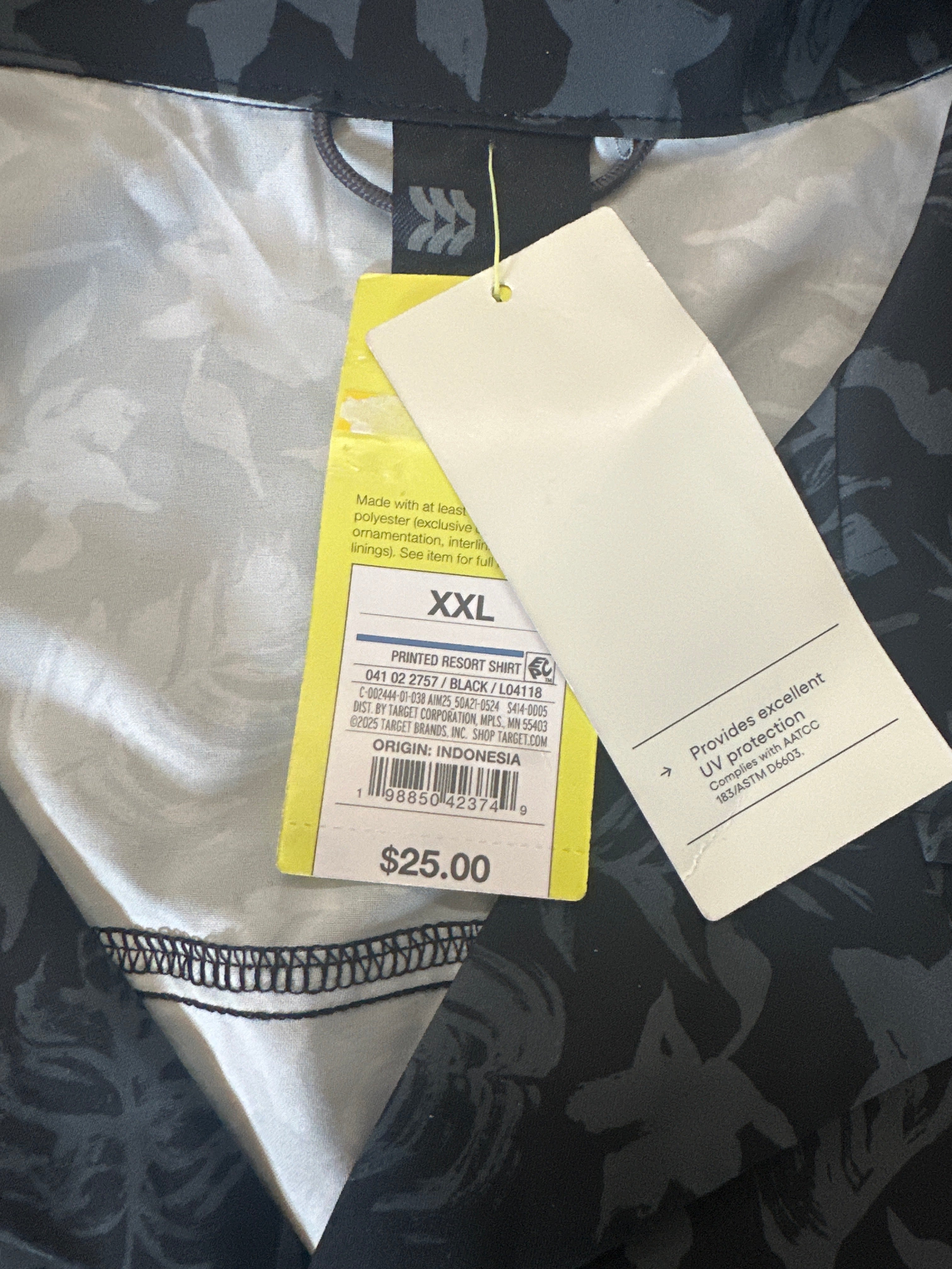 All in Motion Printed Resort Button-Up Shirt
