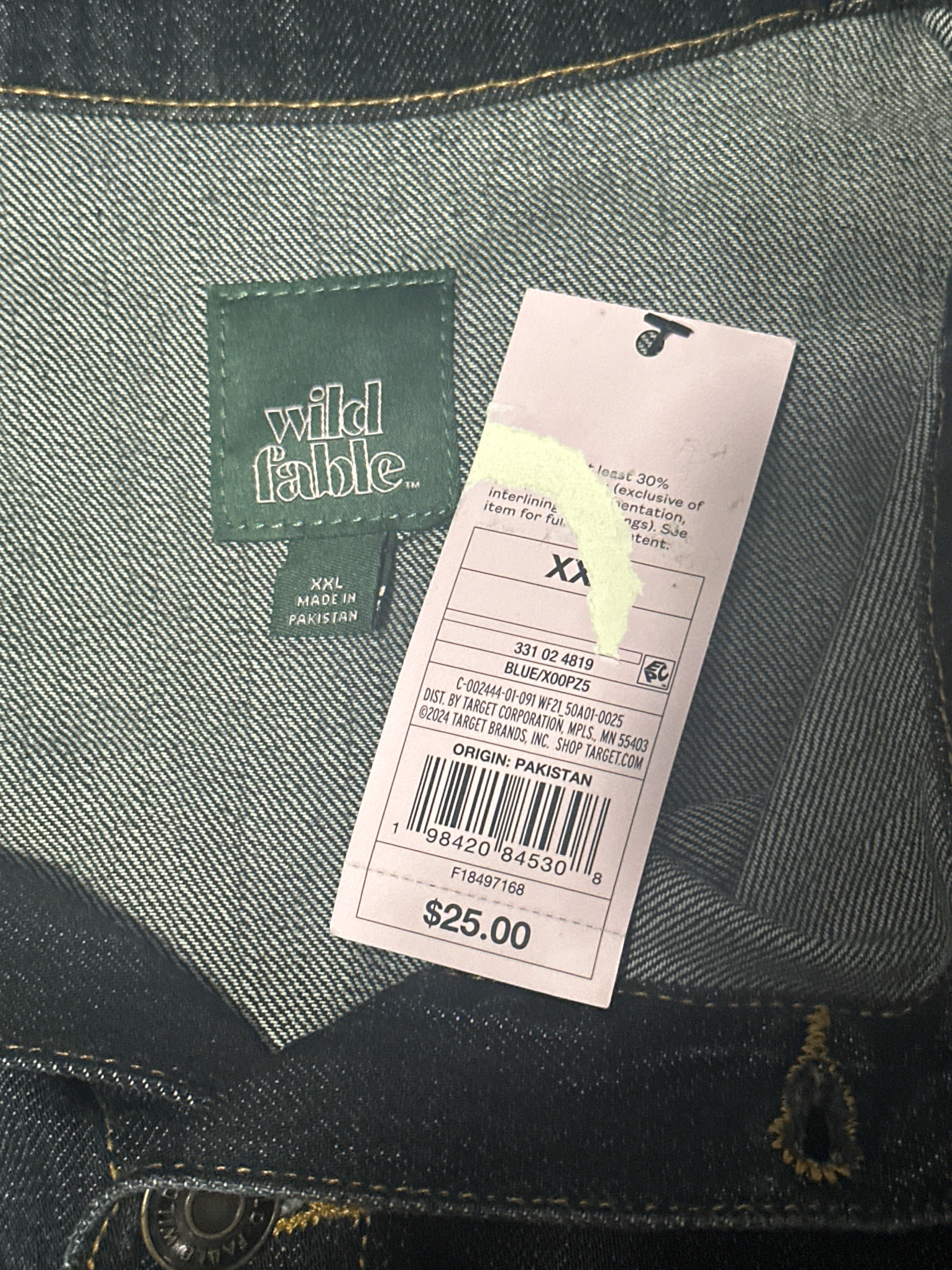 Women's Sleeveless Dark Wash Denim Vest