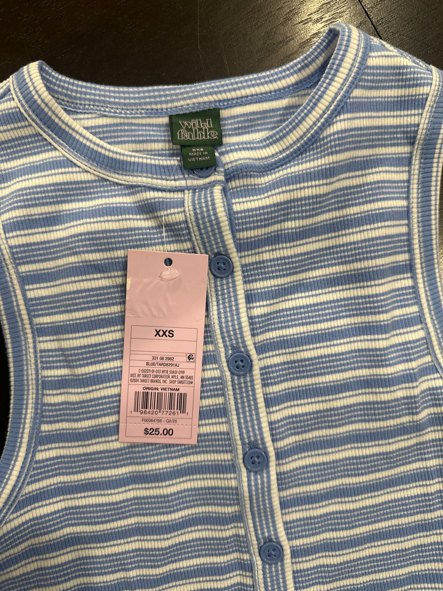 Women’s Button-Front Ribbed Mini Skater Dress