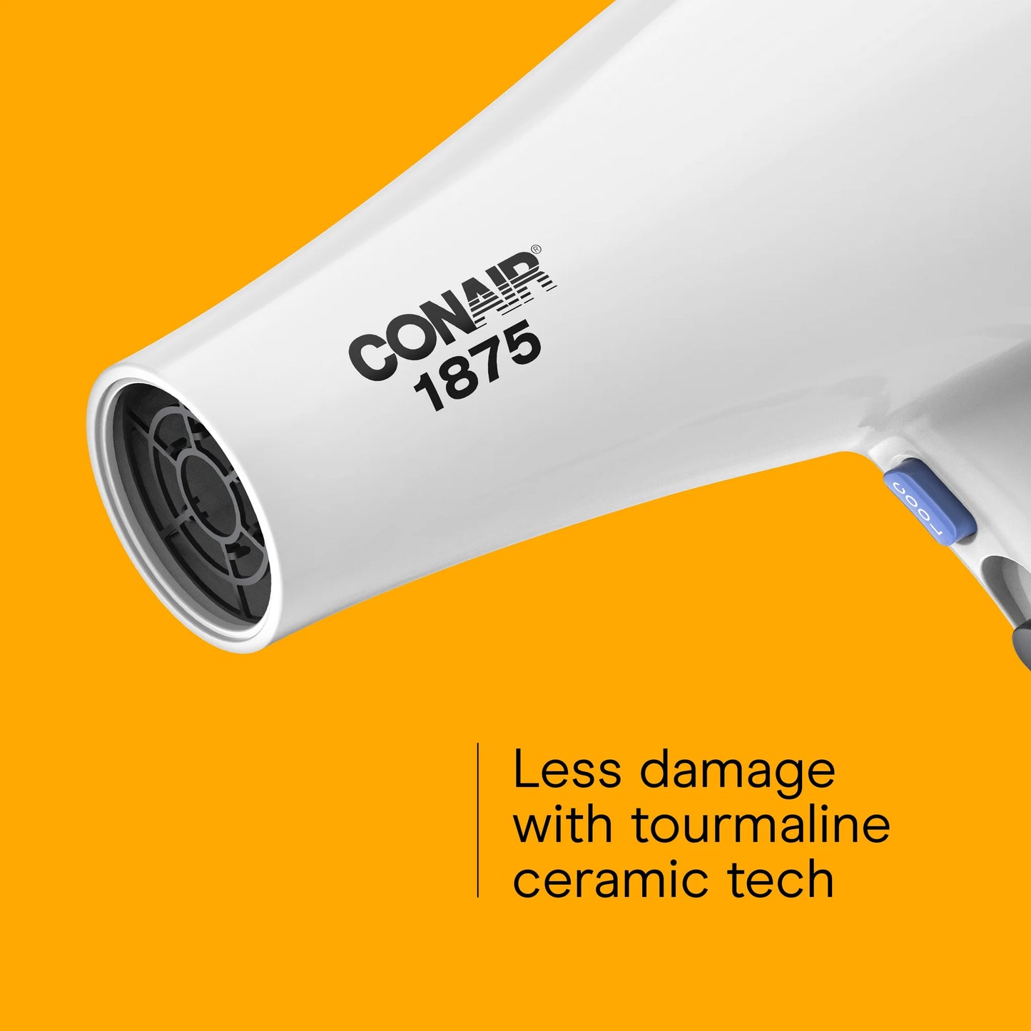 Conair Style & Shine Hair Dryer, 1875 Watts, Diffuser, Concentrator & Detangler Attachments