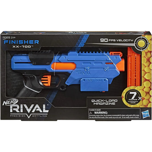 Nerf Rival Finisher XX-700 Toy Blaster with 7 Ball Dart Rounds