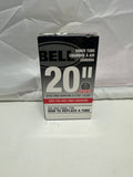 Bell 20 inch bicycle inner tube packaging and instructions