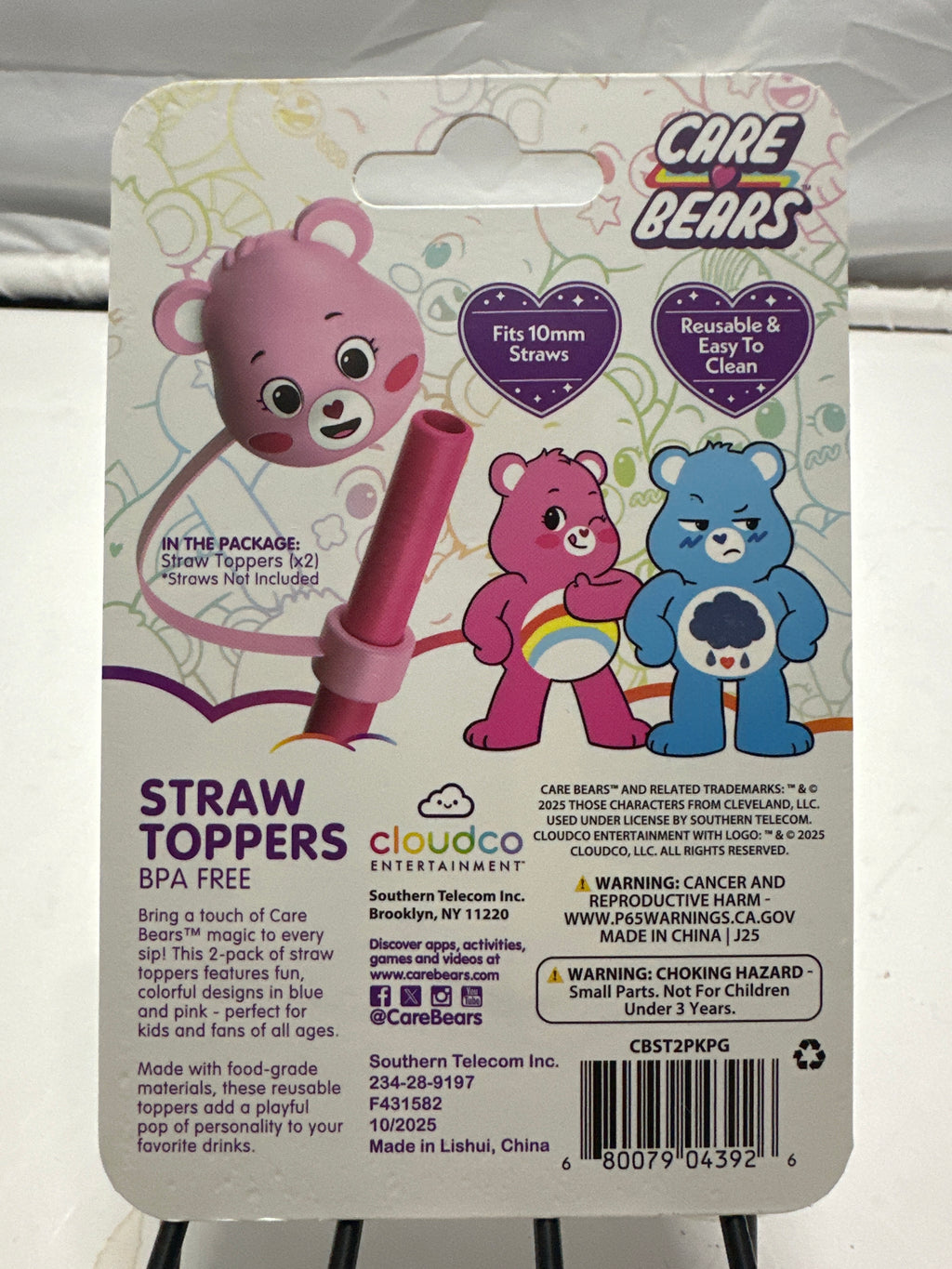 Care Bears Straw Toppers 2 Pack product photo 4
