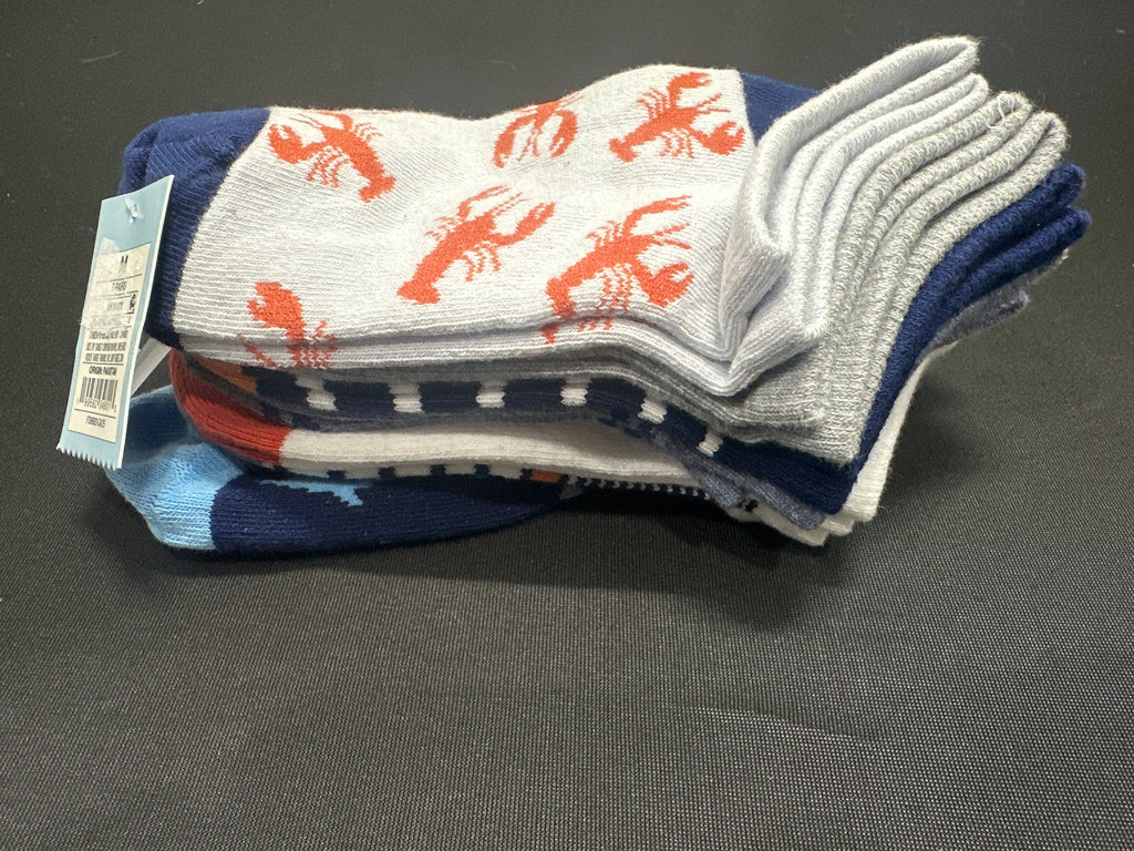Cat & Jack Boys Ankle Socks 7 Pairs M