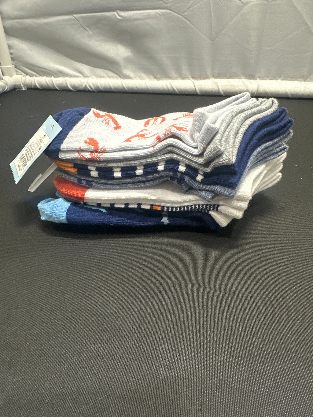 Cat & Jack Boys Ankle Socks 7 Pairs M
