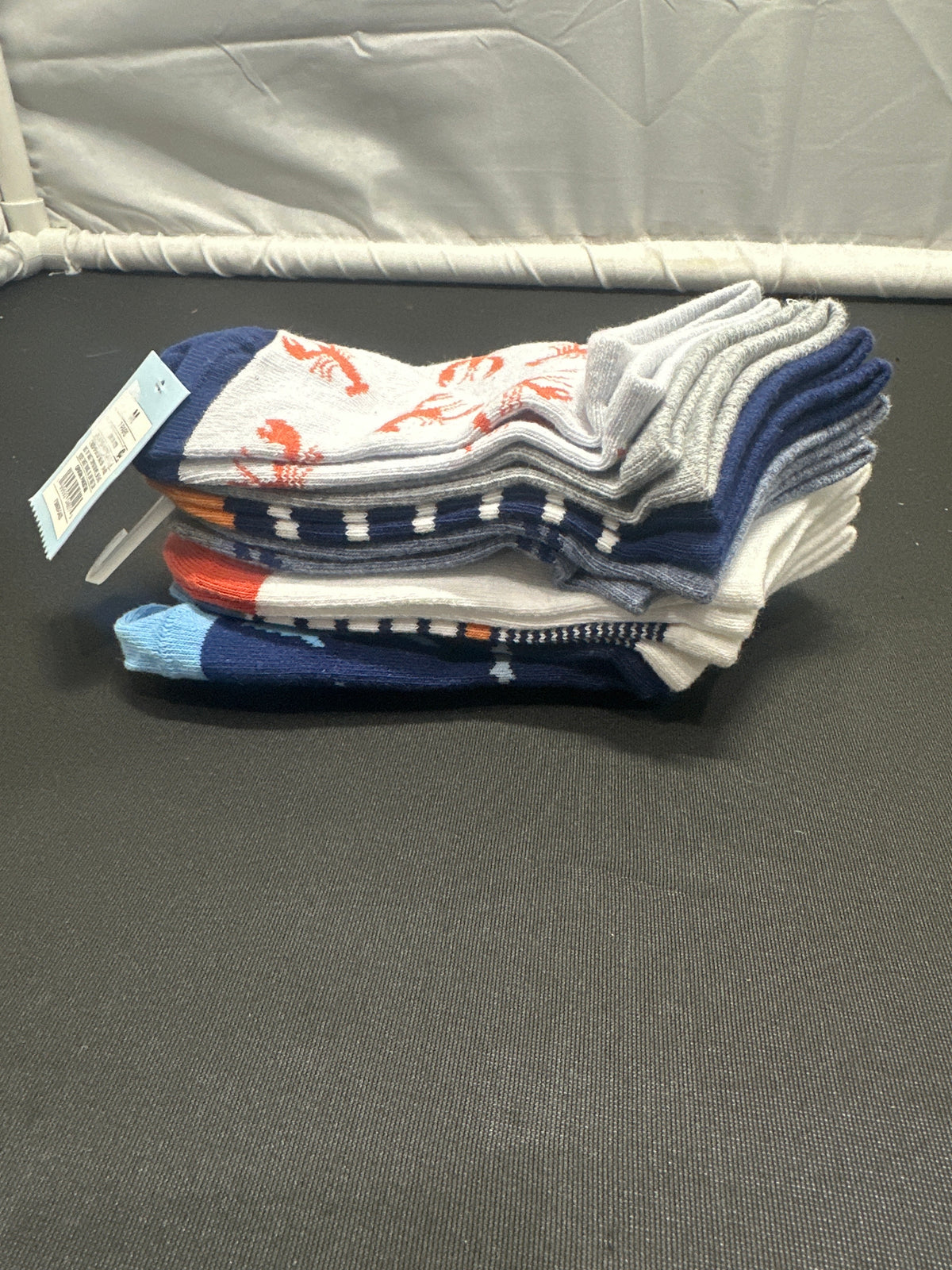 Cat & Jack Boys Ankle Socks 7 Pairs M