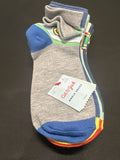 Cat & Jack Boys Outdoor Ankle Socks 7 Pairs L Shoe Size 3-10 Gray