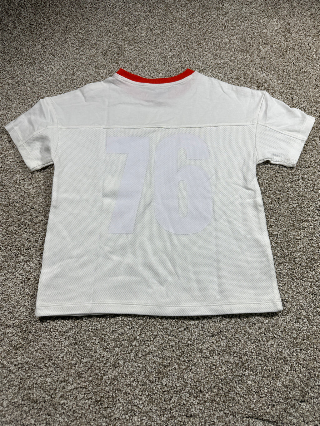 Cat & Jack Kids White City Athletics 76 Oversized T Shirt Size S 6/7