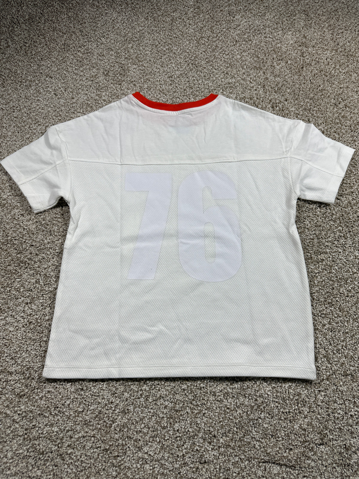 Cat & Jack Kids White City Athletics 76 Oversized T Shirt Size M 8