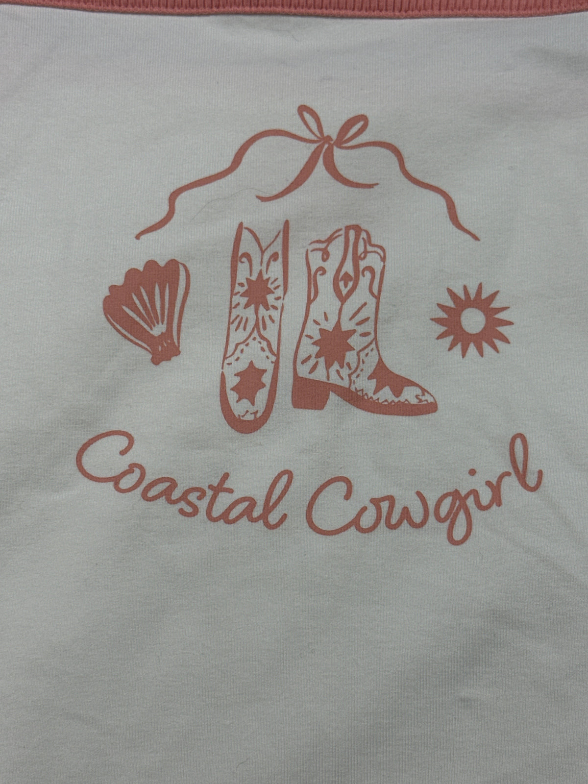 Cat & Jack Girls Coastal Cowgirl Graphic Tank Top Size L 10/12