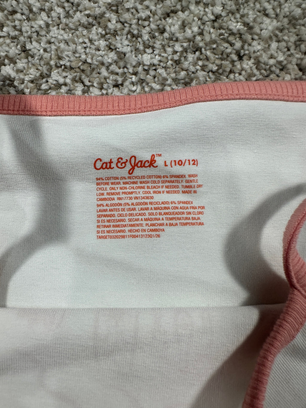 Cat & Jack Girls Coastal Cowgirl Graphic Tank Top Size L 10/12