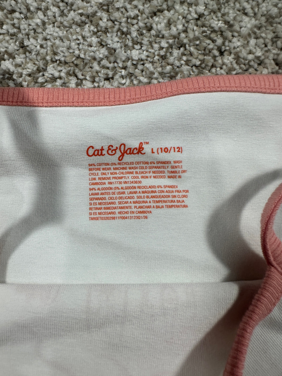 Cat & Jack Girls Coastal Cowgirl Graphic Tank Top Size L 10/12