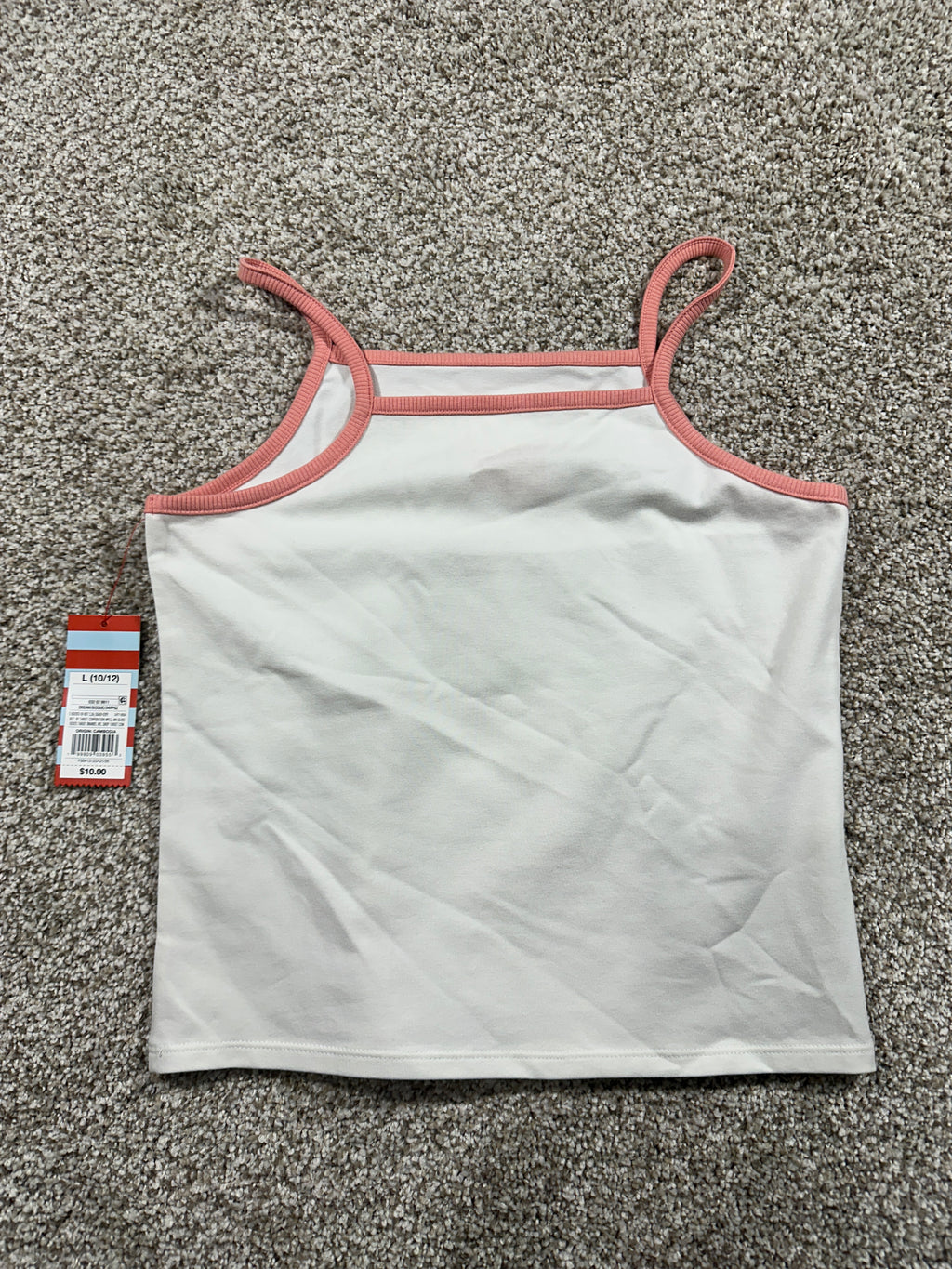 Cat & Jack Girls Coastal Cowgirl Graphic Tank Top Size L 10/12