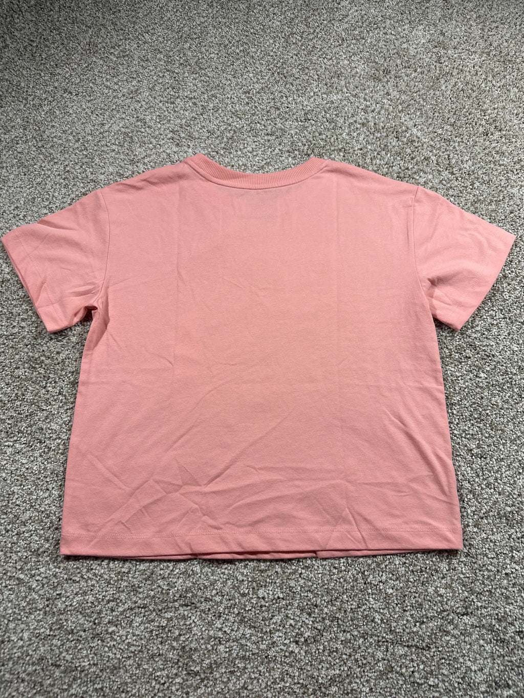 Cat & Jack Girls Peach Pink Heart T Shirt Size L