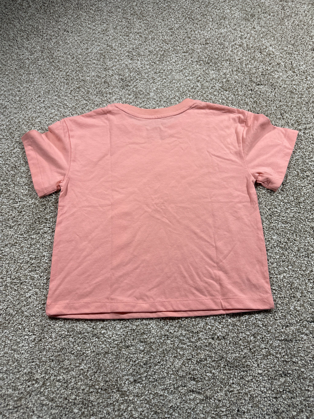 Cat & Jack Girls Peach Pink Heart T Shirt Size M
