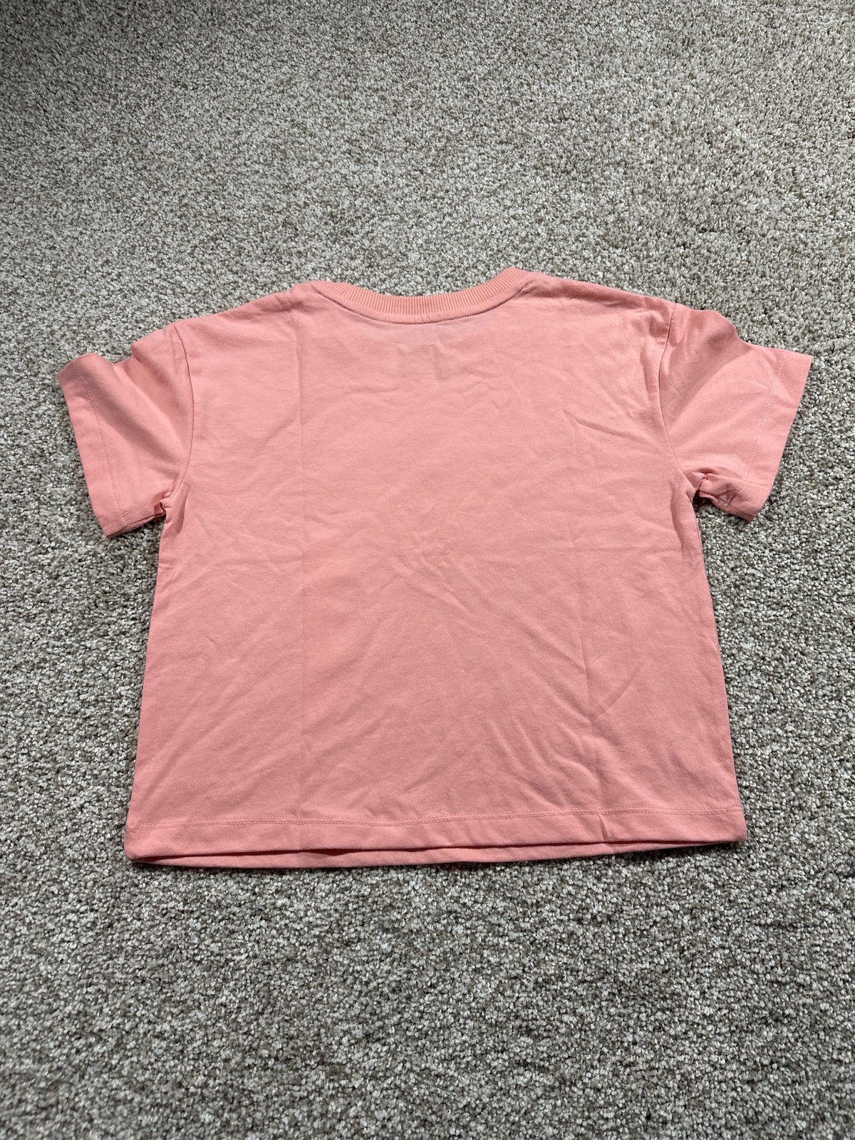 Cat & Jack Girls Peach Pink Heart T Shirt Size M