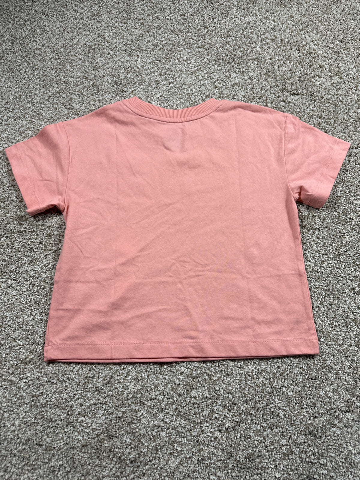 Cat & Jack Girls Peach Pink Heart T Shirt Size S