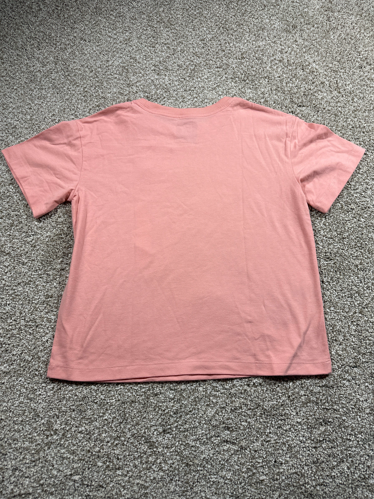 Cat & Jack Girls Peach Pink Heart T Shirt Size XL