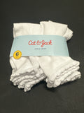 Cat & Jack girls white ankle socks 6-pack