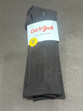 Cat & Jack kids black knee-high socks, 2-pair set