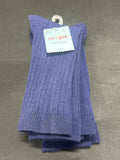 Cat & Jack kids blue crew socks, 3-pair set