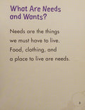 Needs and wants by Gillia M. Olson Hardcover Children's Book