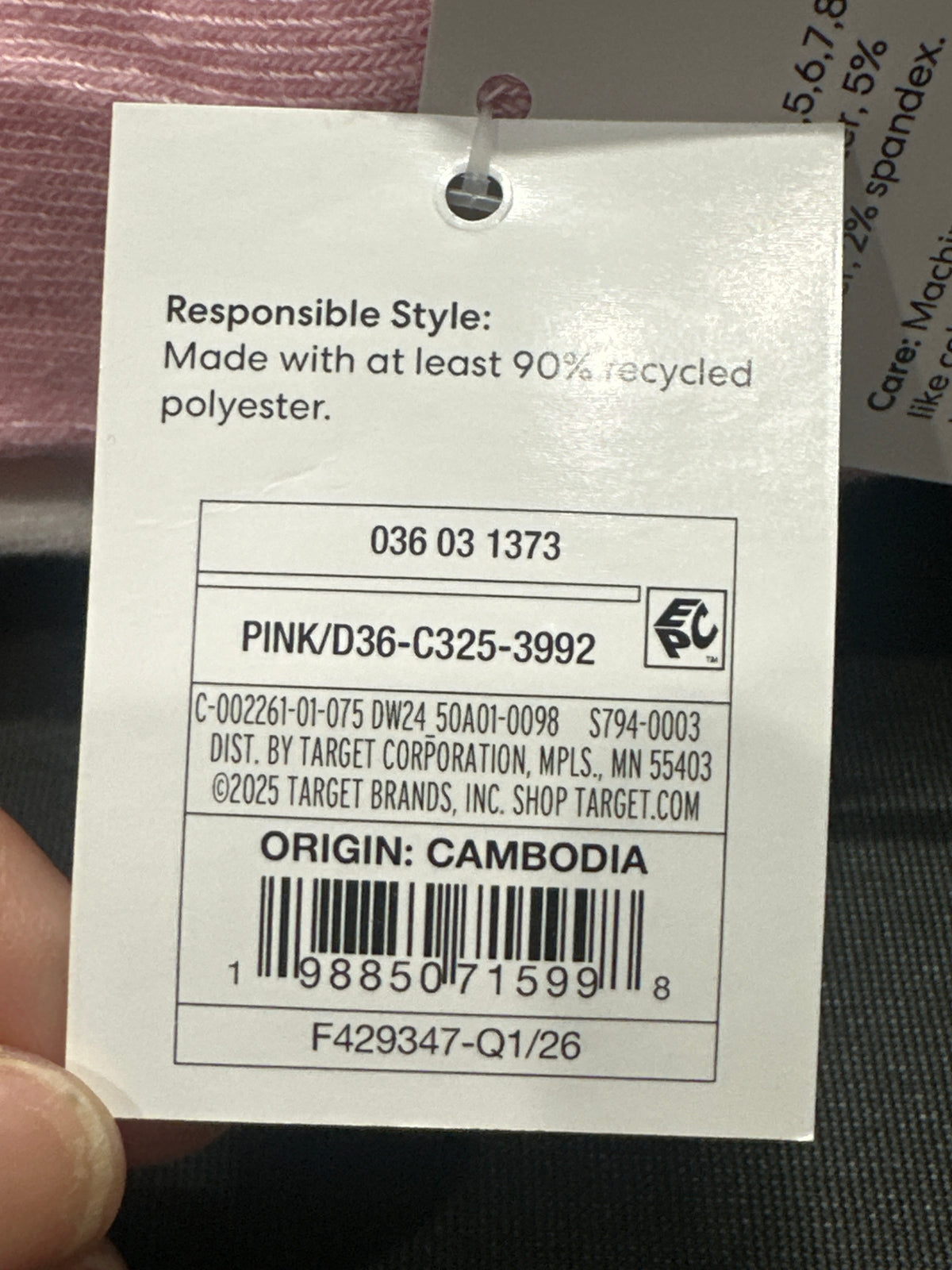 dealworthy Girls Pink Ankle Socks 8 Pack M/L - photo 3