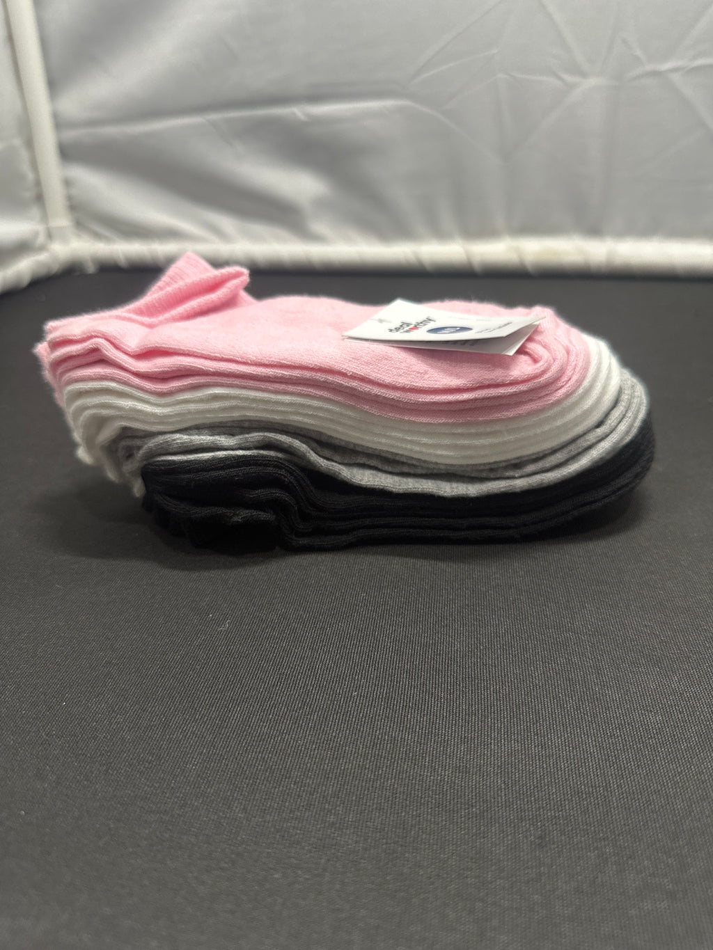dealworthy Girls Pink Low-Cut Socks 8 Pack M/L - photo 2