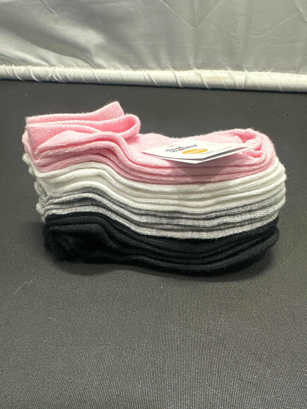 dealworthy Girls Pink Low-Cut Socks 8 Pack XS/S - photo 2