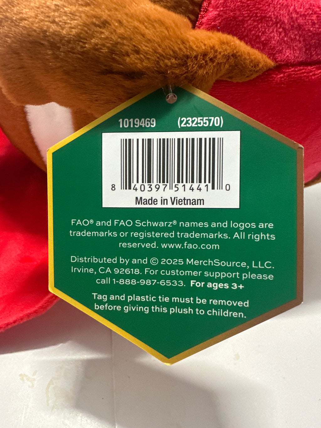 FAO Schwarz Heroes of the Game Football Player Plush product photo 5