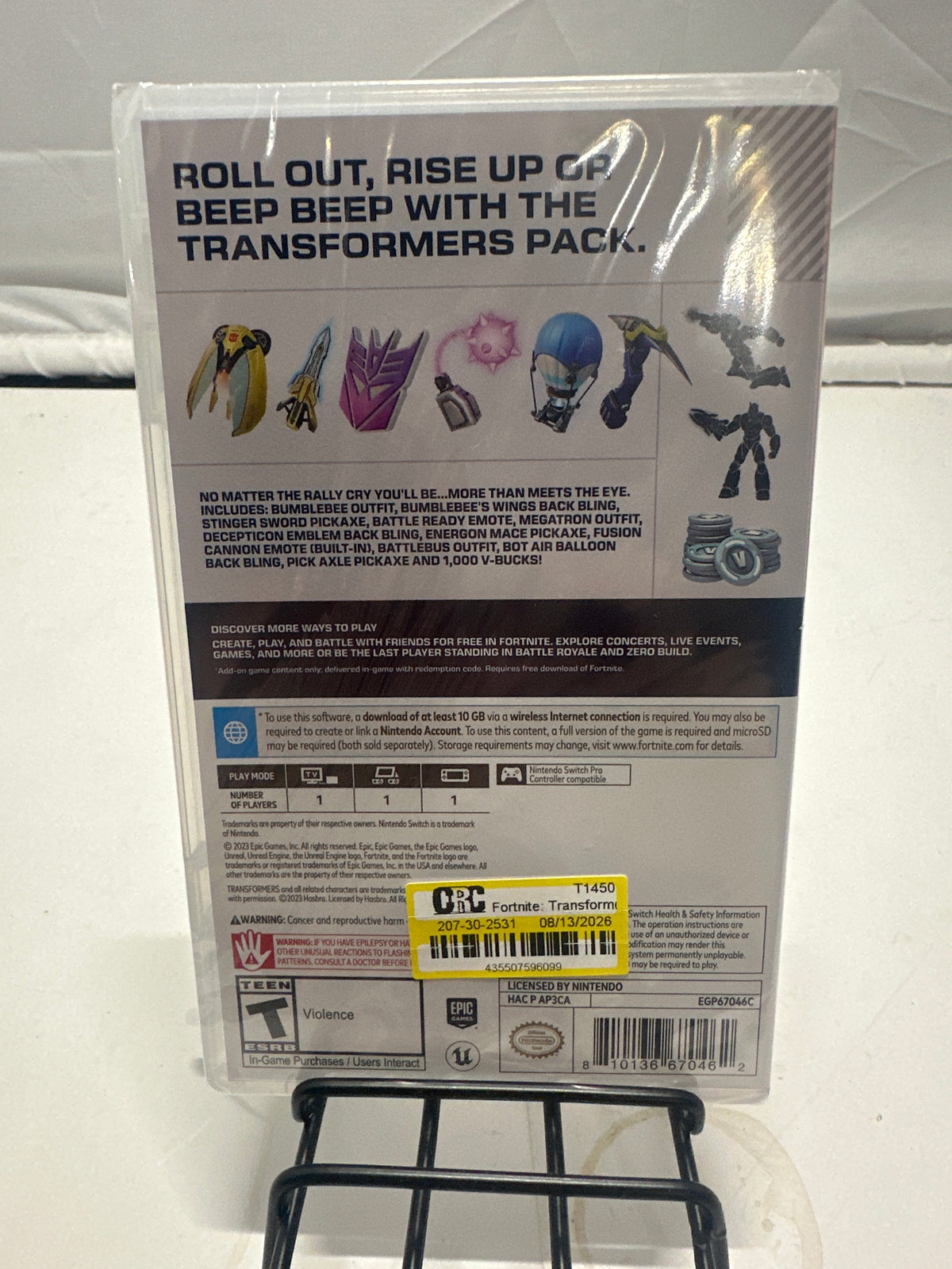 Fortnite Transformers Pack Nintendo Switch product photo 5