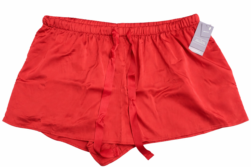 Auden Women’s Satin Pajama Shorts Sleepwear Lounge
