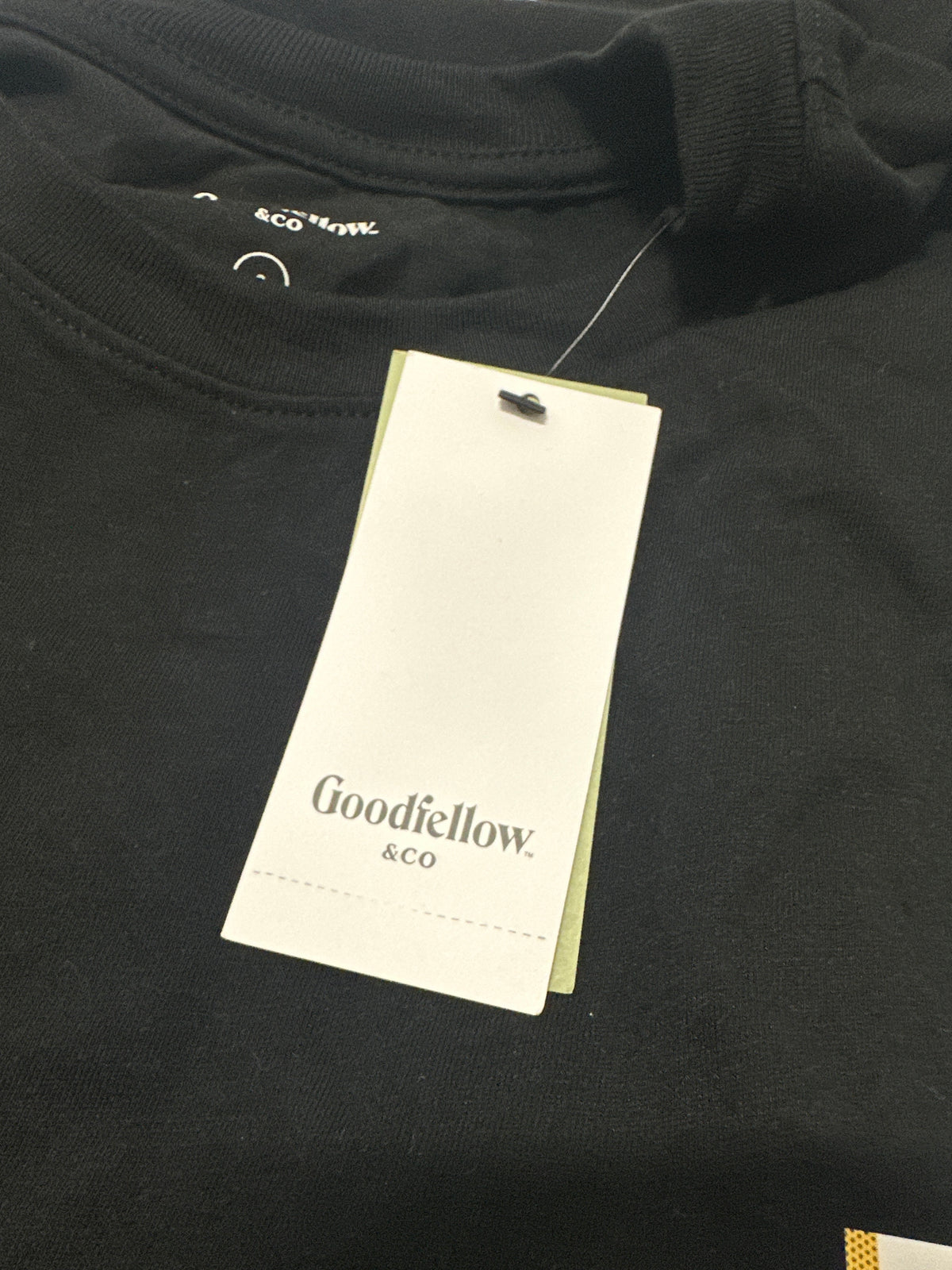 Goodfellow & Co Black Crew Neck T Shirt Size S product photo 4