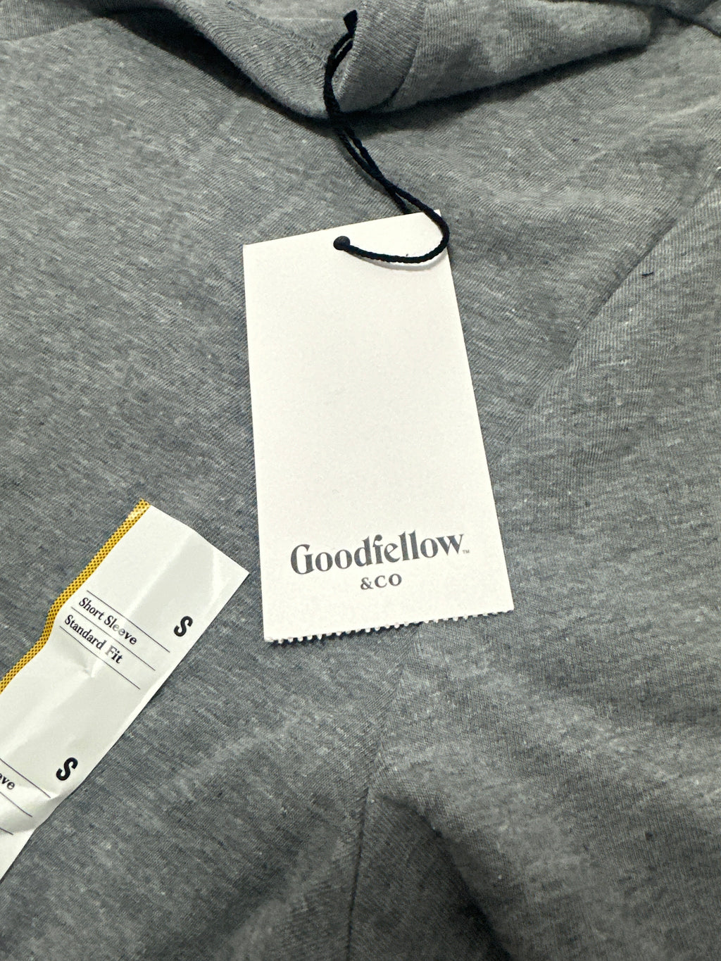 Goodfellow & Co Casual Gray V Neck T Shirt Size S product photo 4