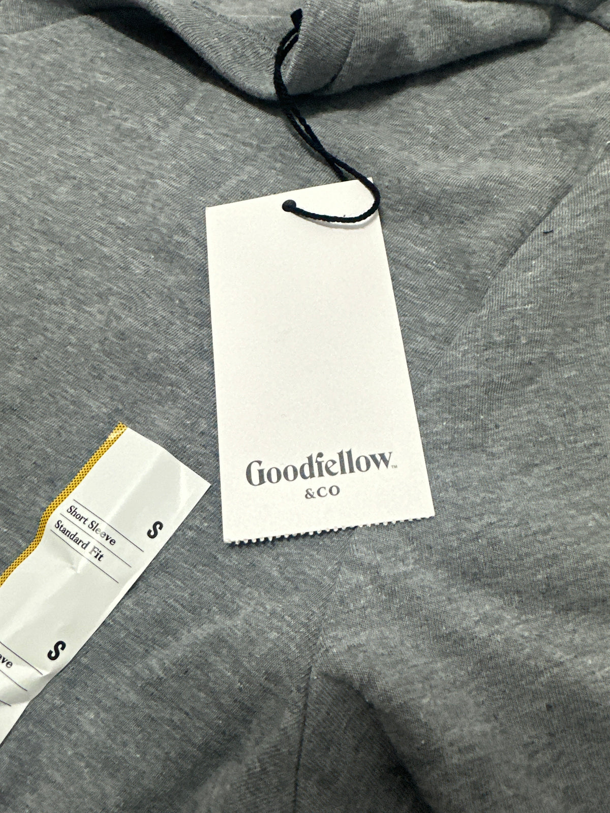Goodfellow & Co Casual Gray V Neck T Shirt Size S product photo 4