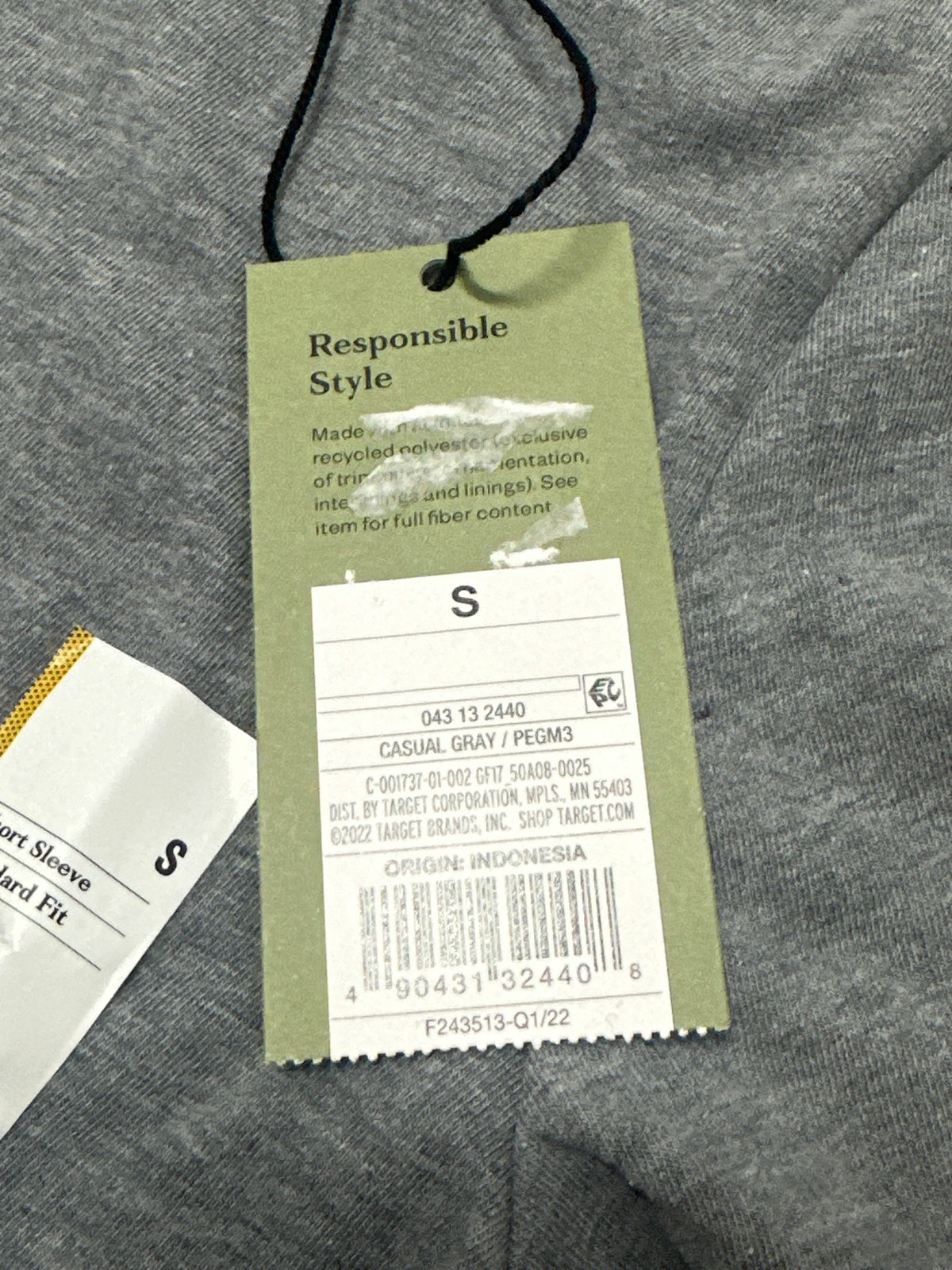 Goodfellow & Co Casual Gray V Neck T Shirt Size S product photo 5