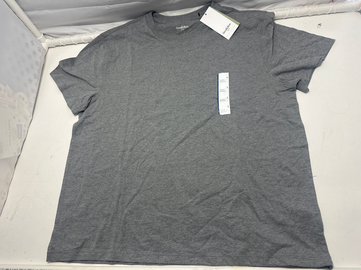 Goodfellow & Co Casual Gray Crew Neck T Shirt Size L product photo 1